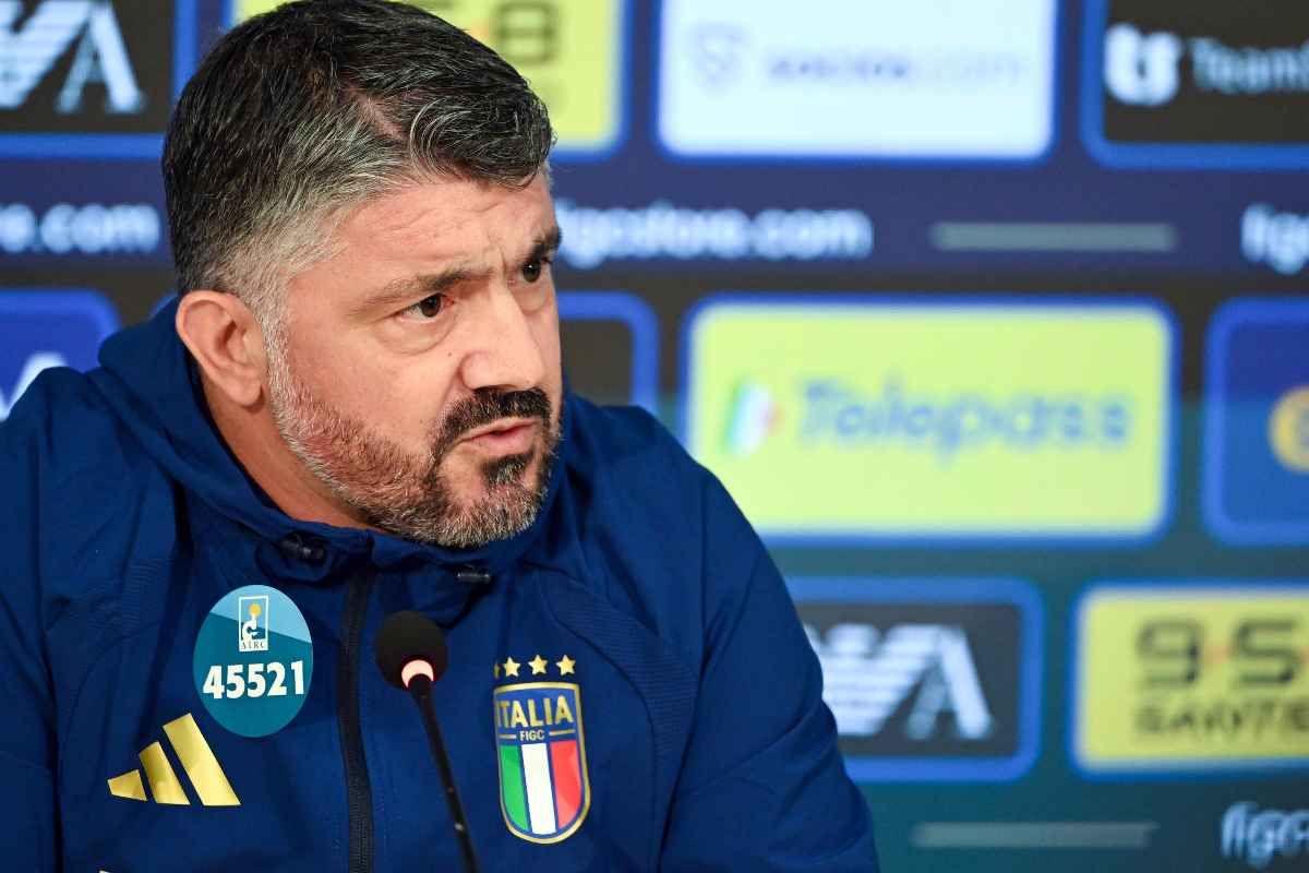 Gennaro Gattuso in conferenza stampa
