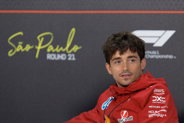 Charles Leclerc conferenza stampa