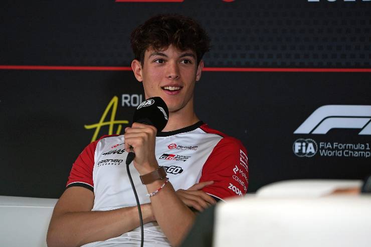 Oliver Bearman in conferenza stampa