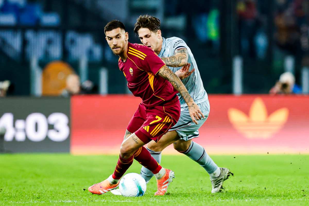Lorenzo Pellegrini con la maglia della Roma