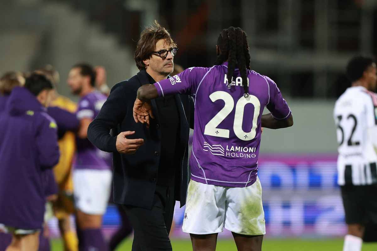 Vanoli e Kean durante Fiorentina-Juventus (OneFootball) - FiorentinaUno.com
