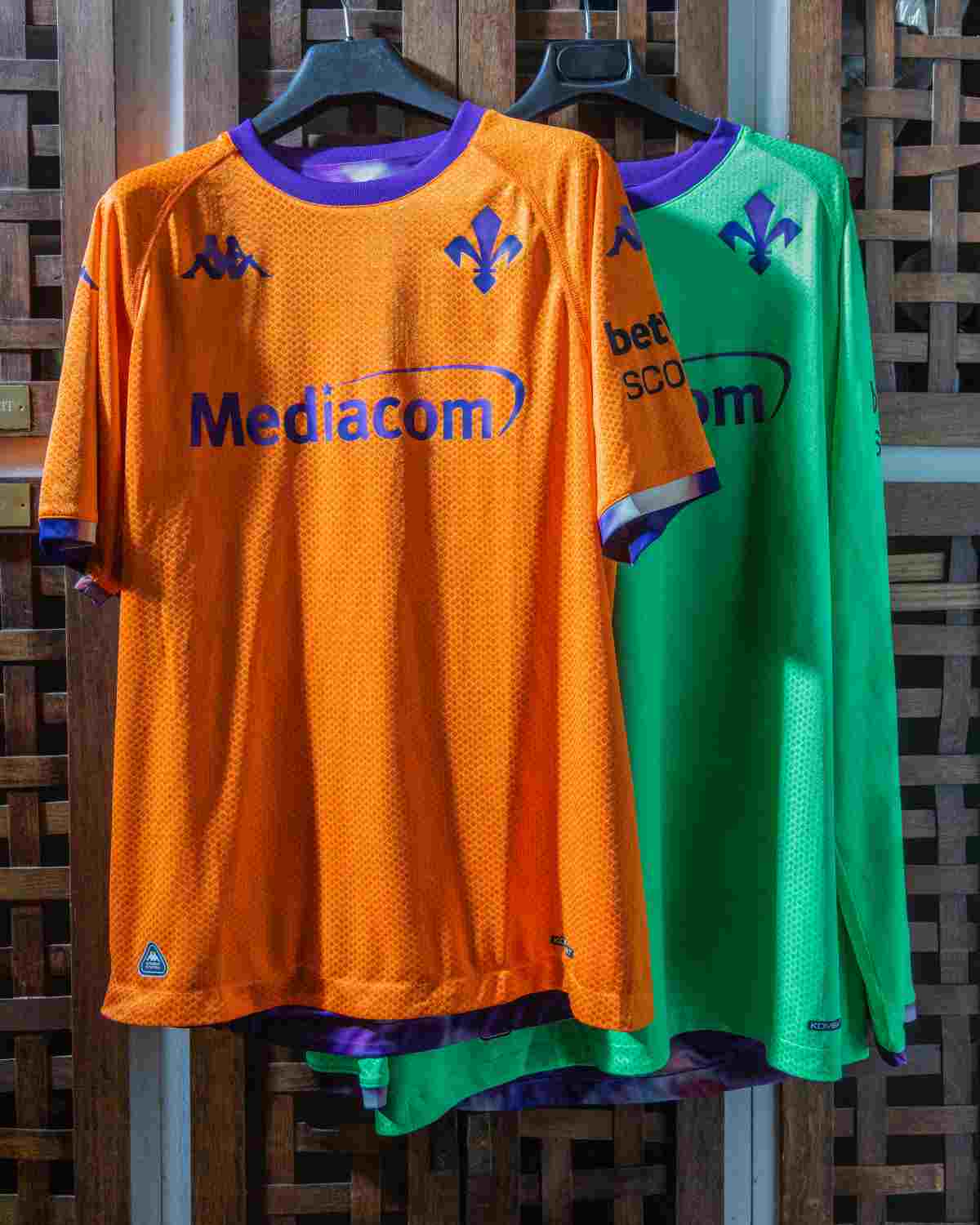maglia arancione fiorentina