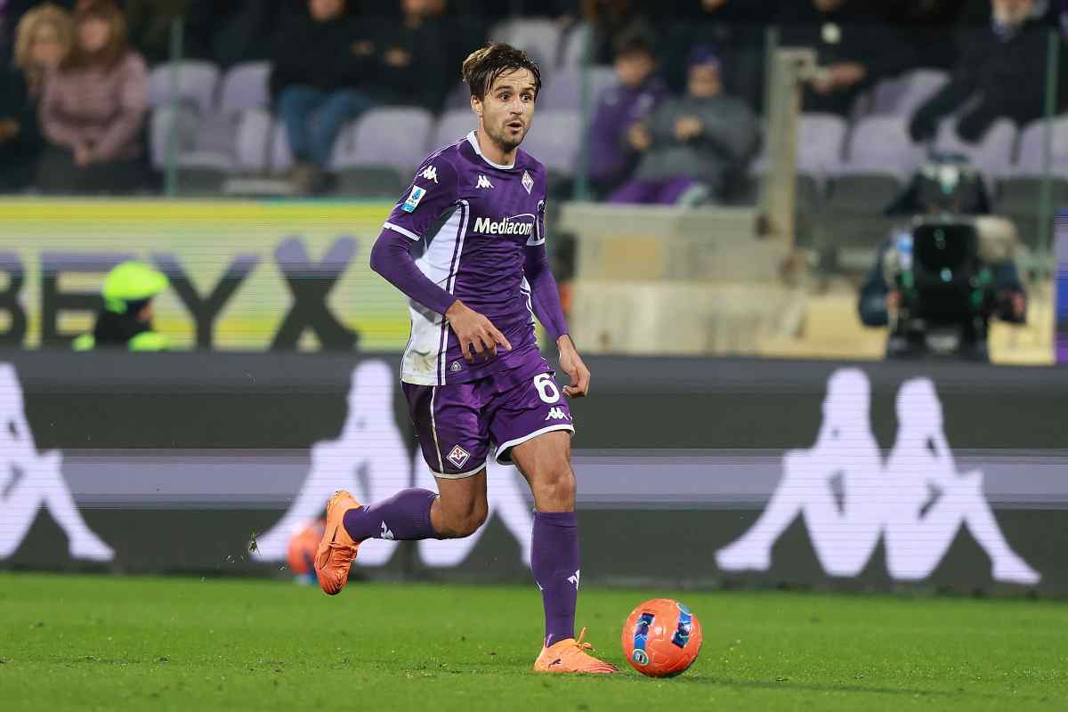 Luca Ranieri in campo durante Fiorentina-Udinese (OneFootball) - FiorentinaUno.com 