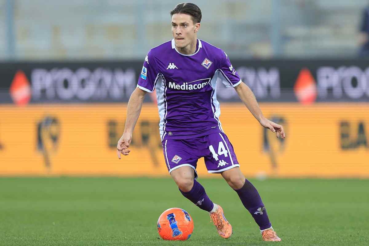 Nicolò Fagioli in campo durante Fiorentina-Milan (OneFootball) - FiorentinaUno.com 