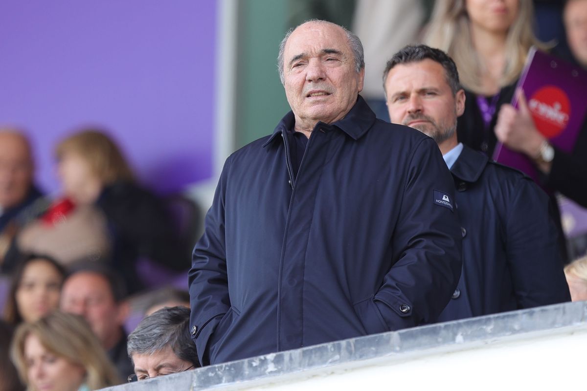 Il presidente della Fiorentina Rocco Commisso in tribuna d'onore al Franchi (OneFootball) - FiorentinaUno.com
