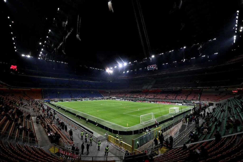 Lo stadio Meazza a San Siro per Milan-Lecce (OneFootball) - FiorentinaUno.com