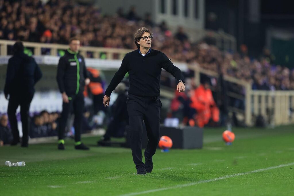 paolo vanoli in campo contro il cagliari