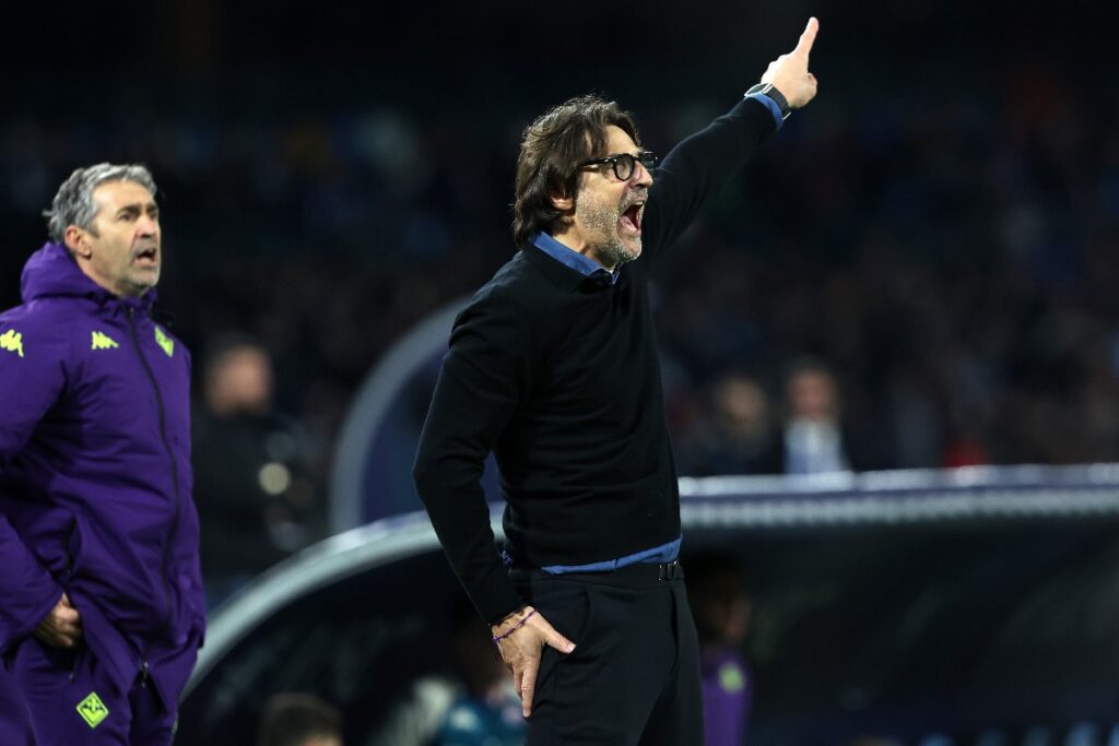 paolo vanoli a bordocampo al maradona