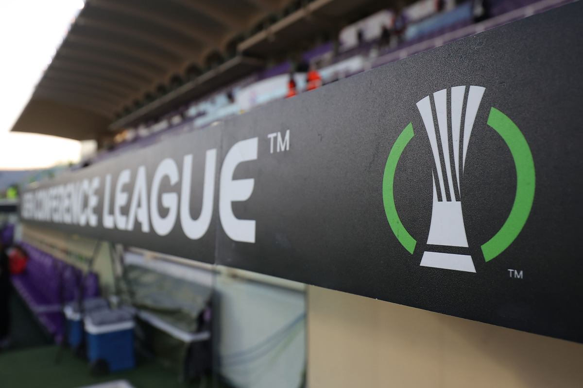 Logo della Conference League allo stadio Franchi (OneFootball) - FiorentinaUno.com