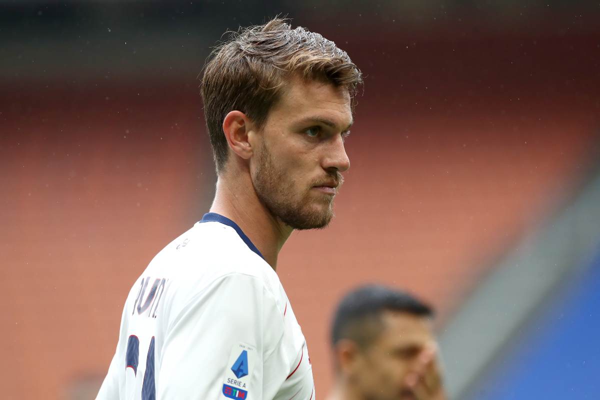 Daniele Rugani in campo in Serie A con la maglia del Cagliari (OneFotball) - FiorentinaUno.com 