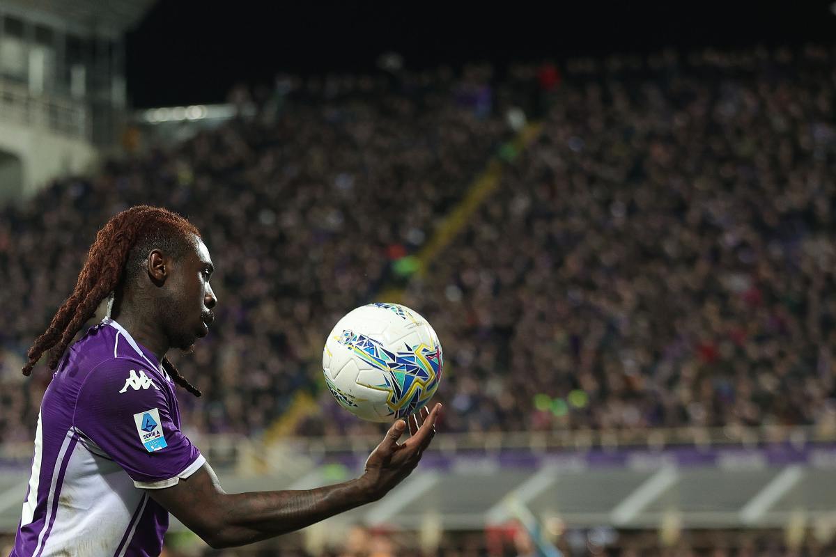 Moise Kean col pallone in mano (OneFootball) - FiorentinaUno.com
