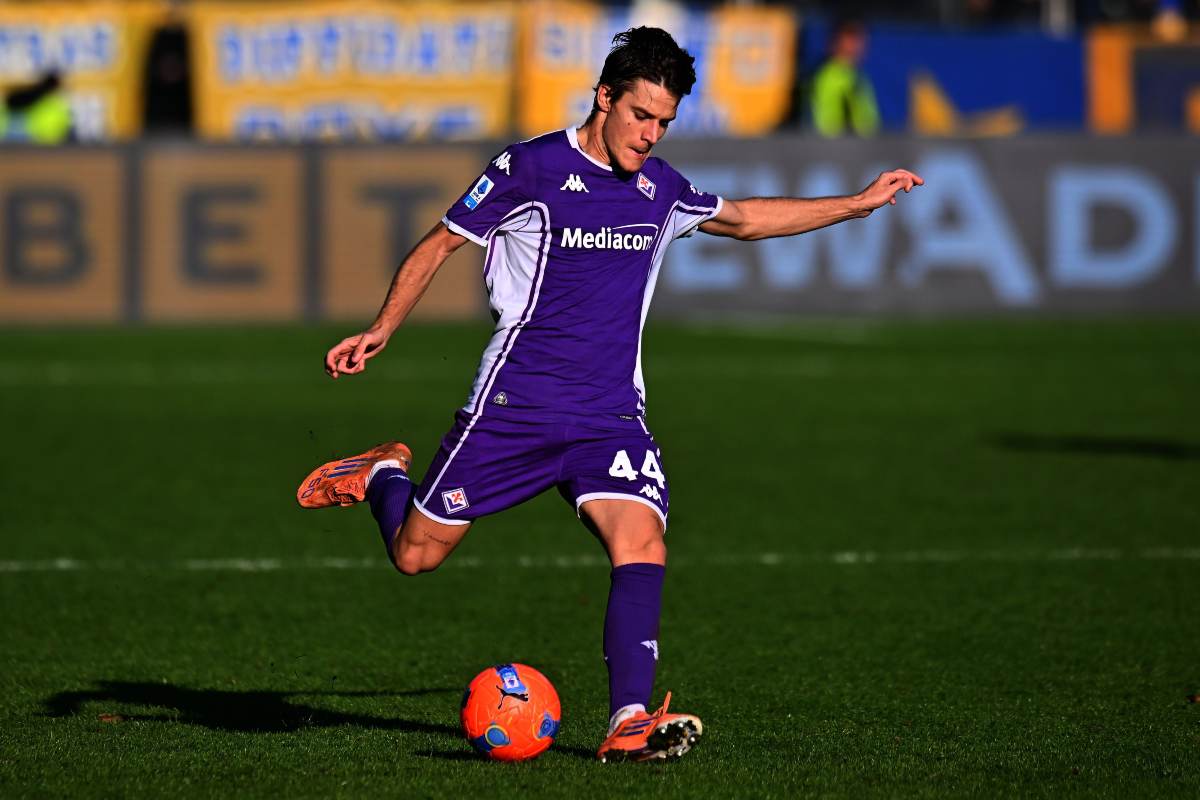 Nicolò Fagioli in campo con la Fiorentina (OneFootball) - FiorentinaUno.com