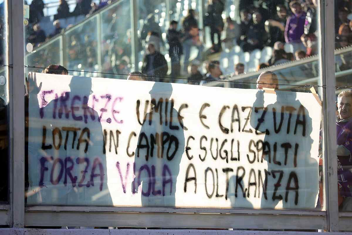 striscione tifosi fiorentina