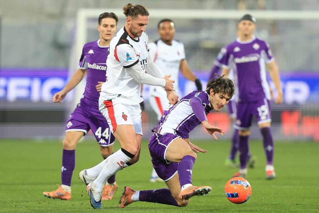 Fortini e Rabiot a contrasto