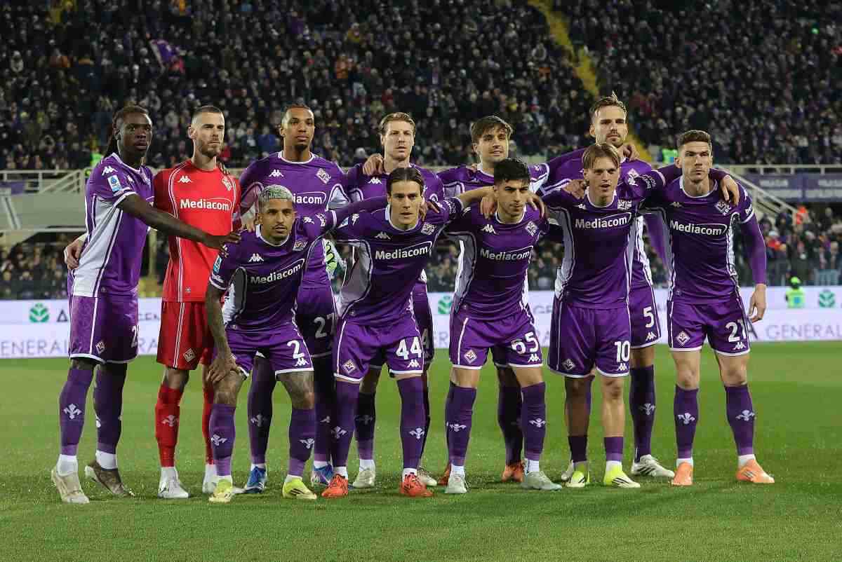 I giocatori della Fiorentina