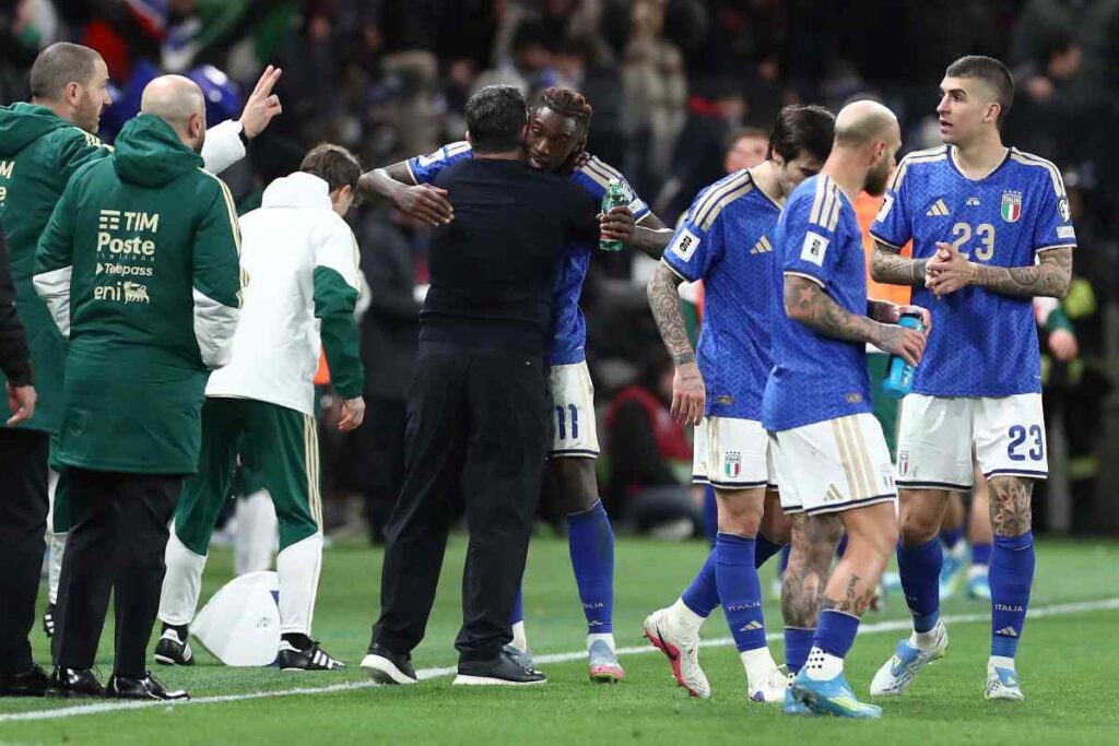 L'abbraccio tra Kean e Gattuso