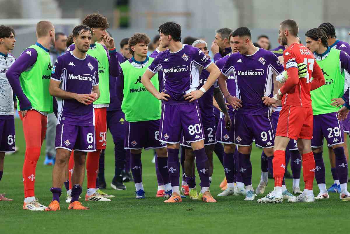 I giocatori della Fiorentina