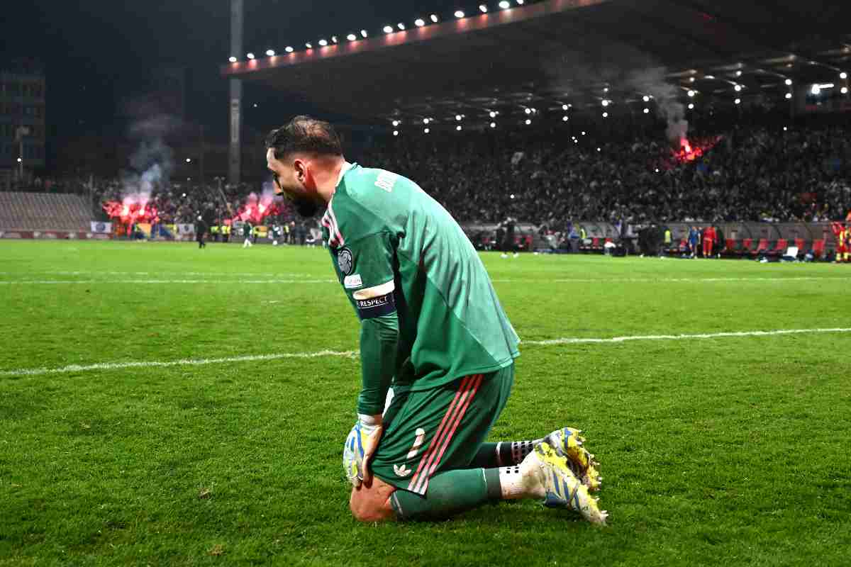 donnarumma in ginocchio 