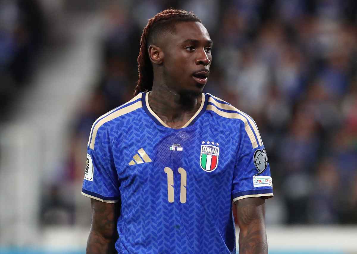 kean con la maglia azzurra