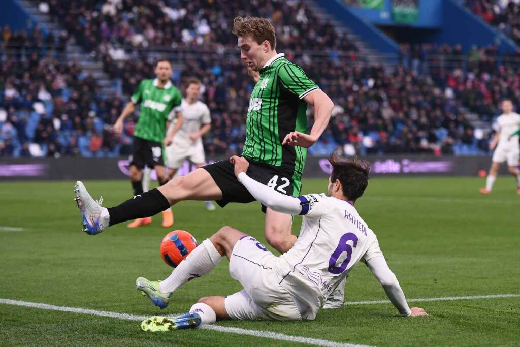 Ranieri in contrasto con Thorsvedt