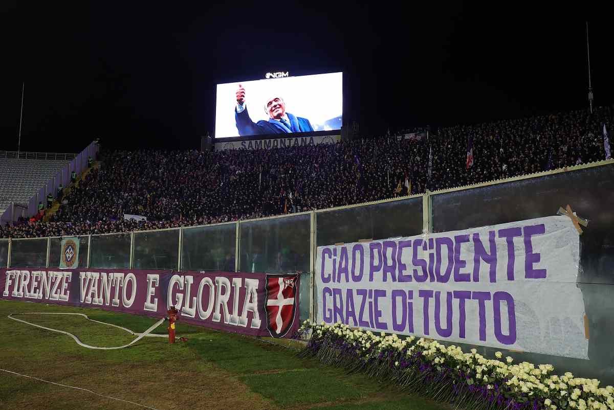 Striscione per Commisso
