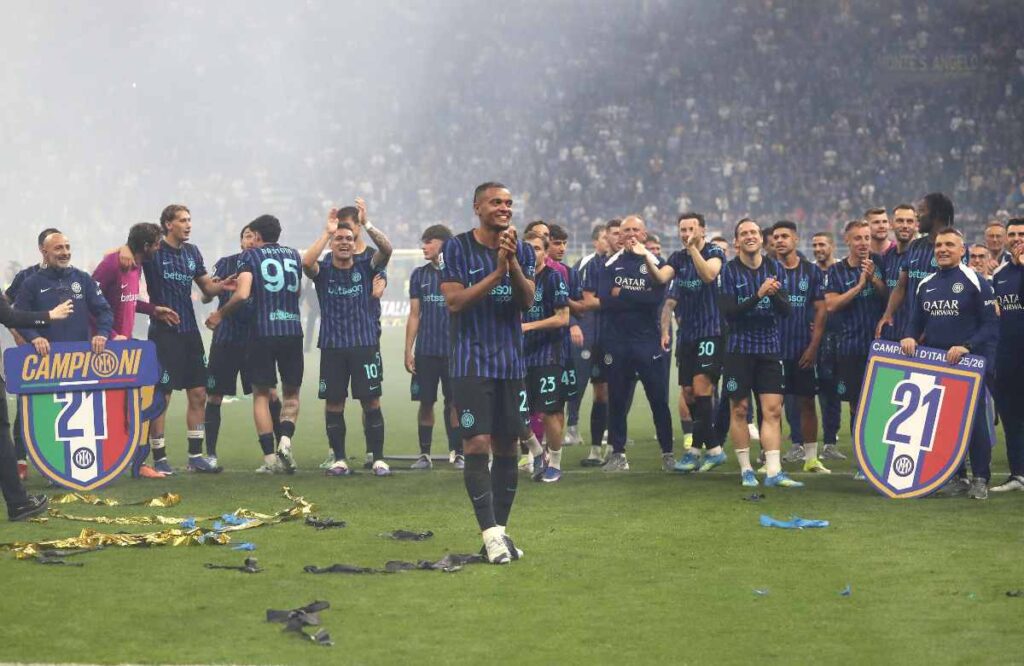 festa inter per lo scudetto