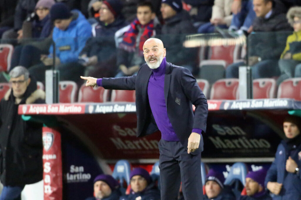 Pioli, ai tempi l'allenatore della Fiorentina
