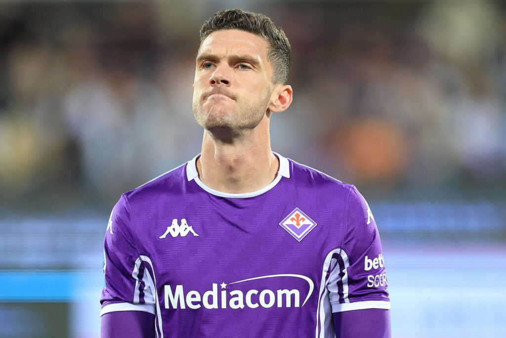 FLORENCE, ITALY - MAY 18: Robin Gosens of ACF Fiorentina