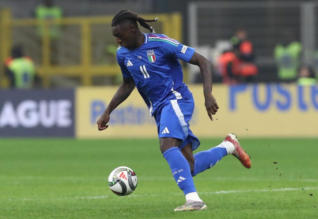 Kean con la nazionale italiana