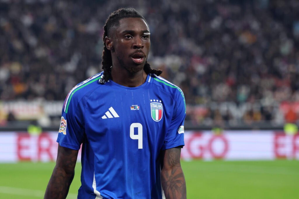 Kean con la nazionale italiana