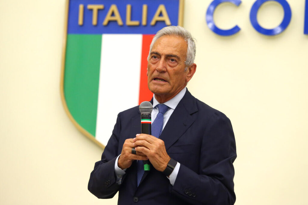ROME, ITALY - MARCH 24: FIGC President Gabriele Gravina