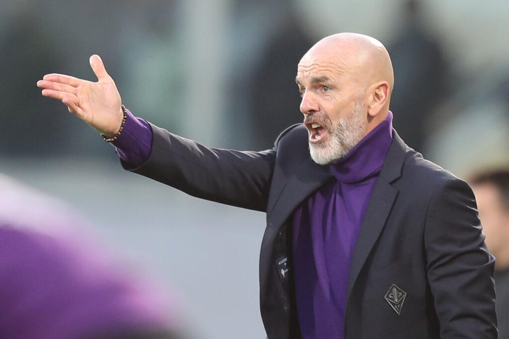 Pioli con la Fiorentina